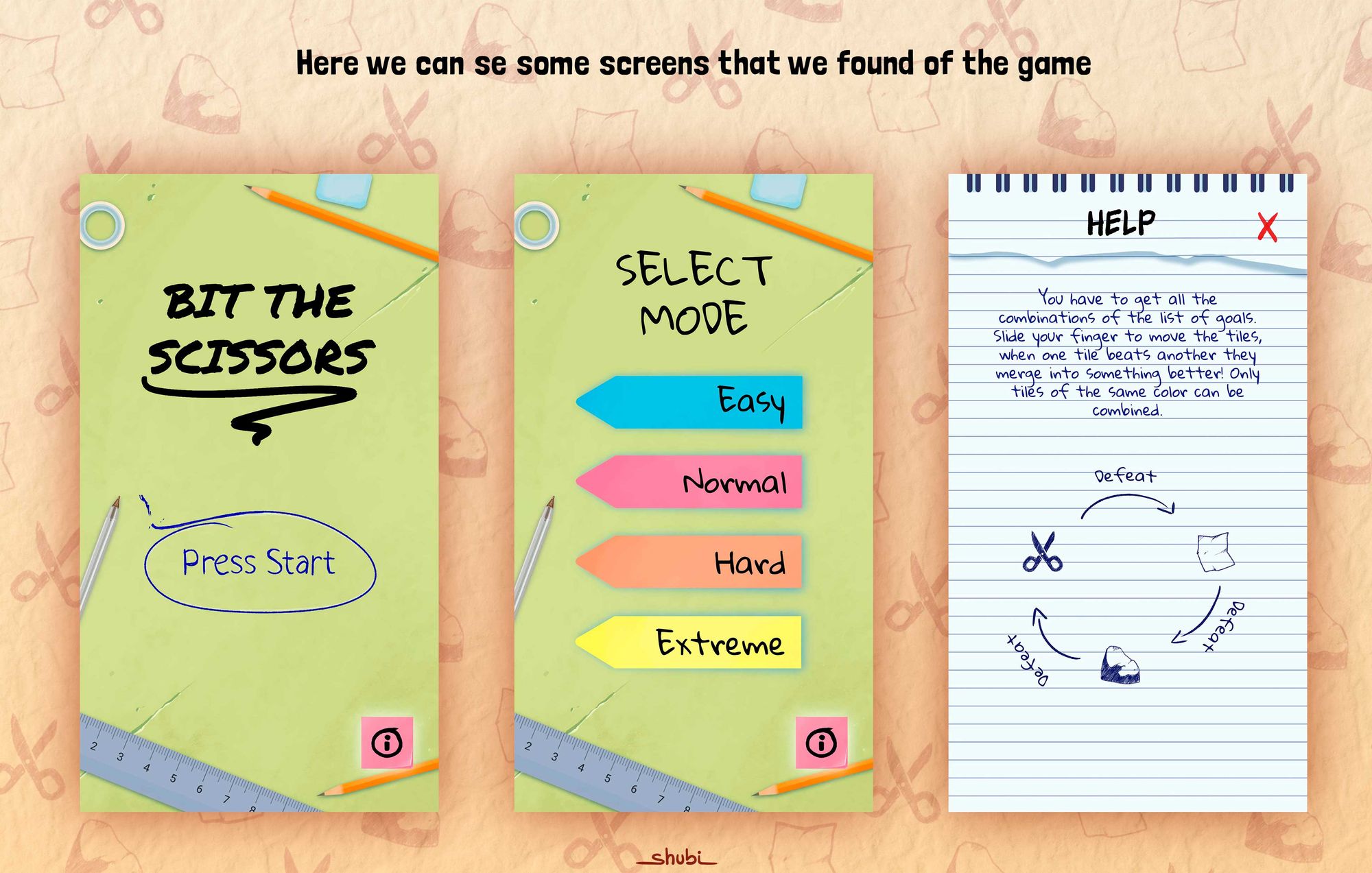 Proyecto videojuego "Bit the scissors"