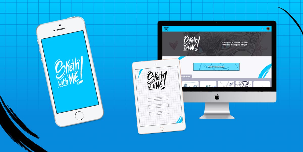 Sketch With Me!: Una app para inspirarte a dibujar cada día.