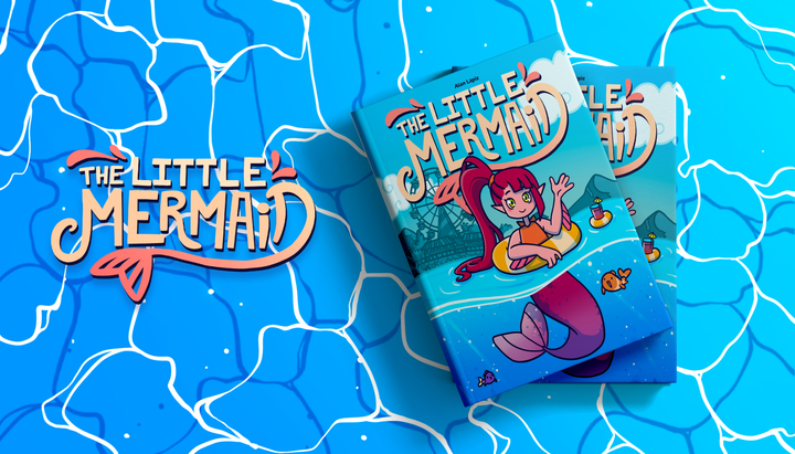 Mini proyecto libro infantil ilustrado "The little mermaid"